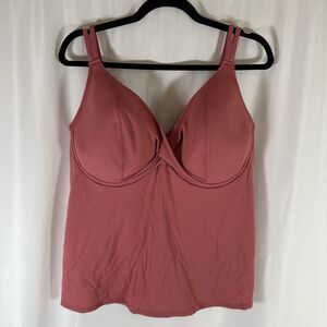 New Birdsong Swim Top Women's 38I Pink Rose Underwired Padded S10149